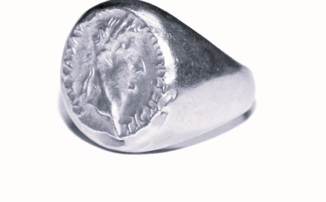 .925 STERLING SILVER JULIUS CAESAR UNISEX RING!! - Image 4