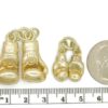 Boxing Gloves Charm Pendant 14k Yellow Gold - Image 5