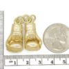 Boxing Gloves Charm Pendant 14k Yellow Gold - Image 3