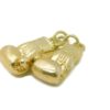Boxing Gloves Charm Pendant 14k Yellow Gold
