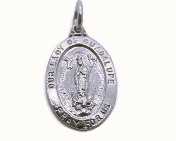 Our Lady Guadalupe Medallon .925 Sterling Silver