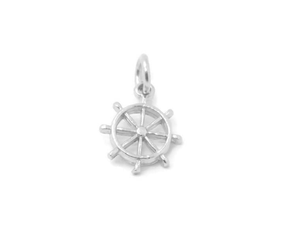 Boat Sterling Wheel .925 Sterling Silver