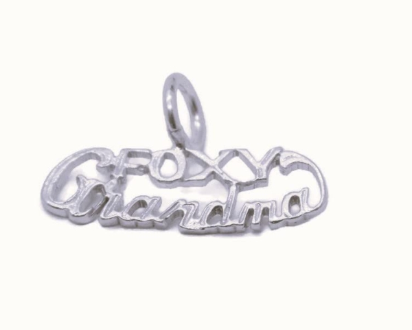 Foxi Grandma Charm Pendant .925 Sterling Silver