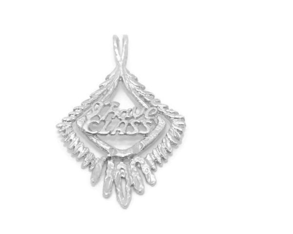 I Have Class Charm Pendant .925 Sterling Silver