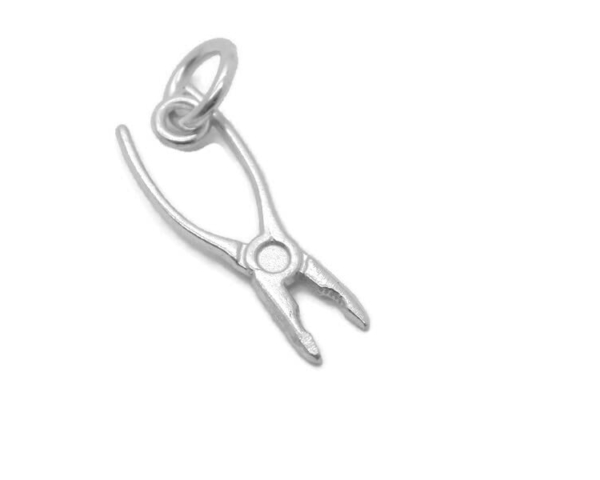 Pliers Charm Pendant .925 Sterling Silver