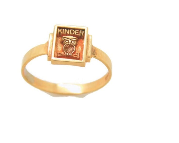 14k Yellow Gold Kinder Ring