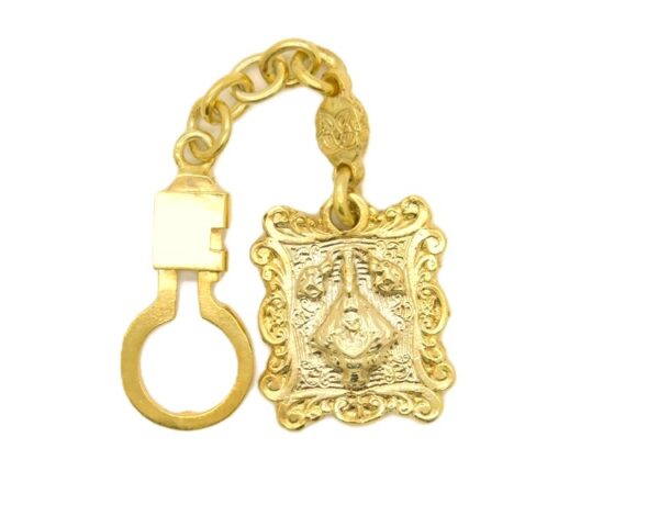Virgen San Juan de los Lagos KeyChain 14k Yellow Gold