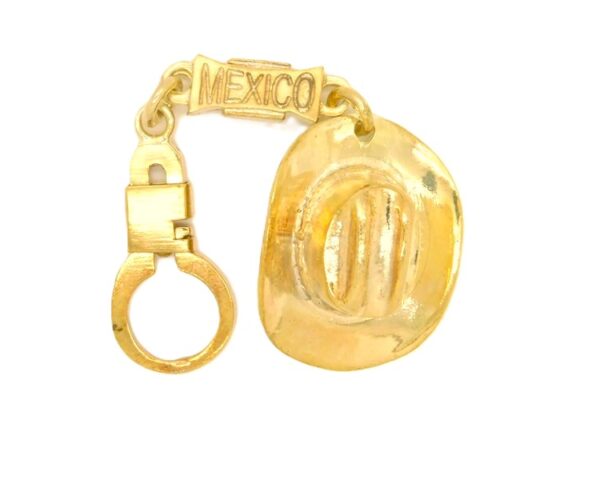 Cowboy Hat KeyChain 14k Yellow Gold