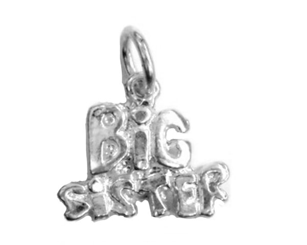 Big Sister Charm Pendant .925 Sterling Silver