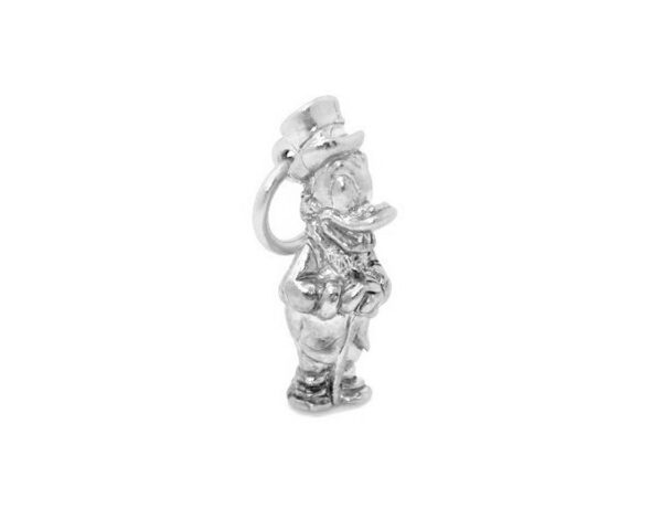 Scrooge McDuck Charm Pendant .925 Sterling Silver