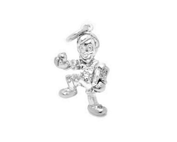 Pinocchio Charm Pendant .925 Sterling Silver