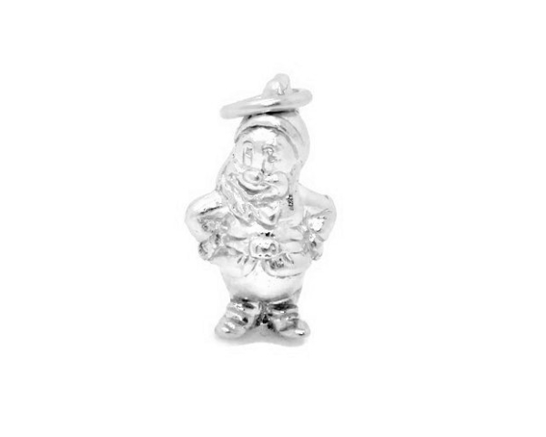 Happy Seven Dwarfs Charm Pendant .935 Sterling Silver