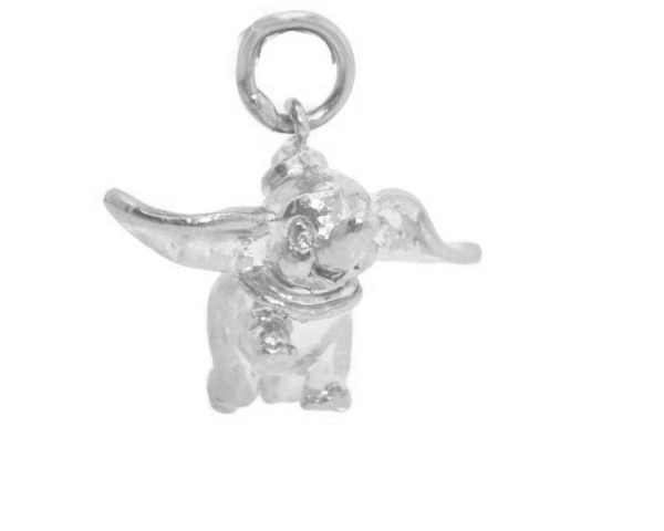 Dumbo Charm Pendant .925 Sterling Silver