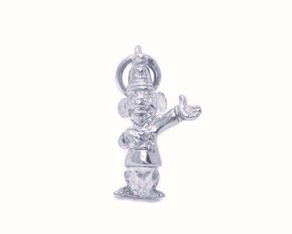 Timothy Q. Mouse Charm Pendant .925 Sterling Silver
