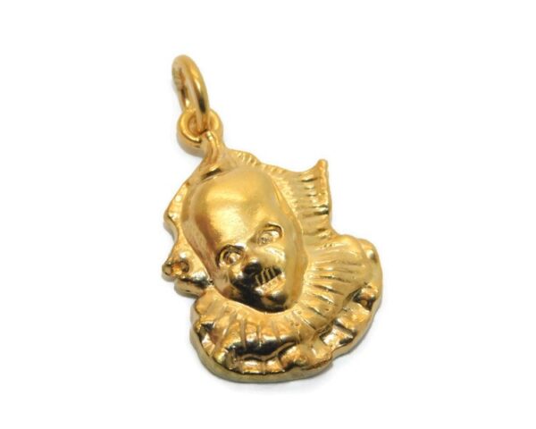 Pennywise Charm Pendant 14k Yellow Gold