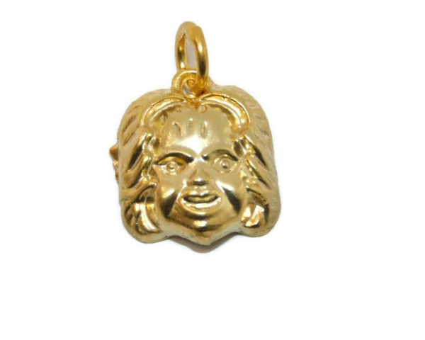 Chucky Charm Pendant 14k Yellow Gold