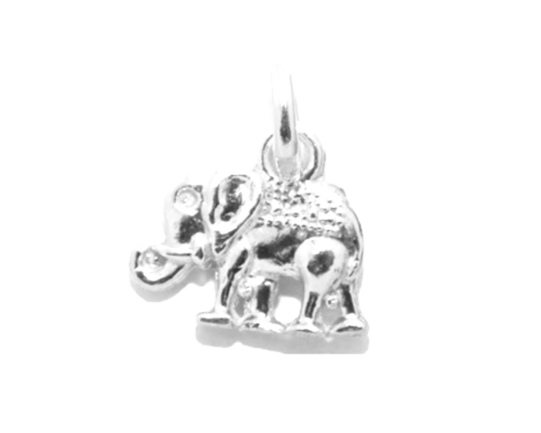 Elephant Small .925 Sterling Silver Pendant Charm