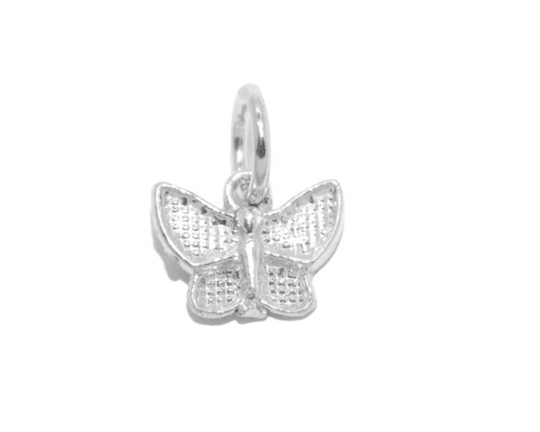Buttefly #13 .925 Sterling Silver Pendant Charm