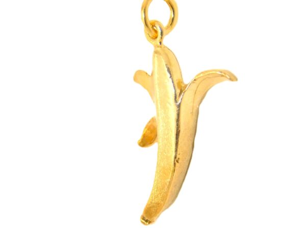 14K Yellow Gold Banana Pendant Charm