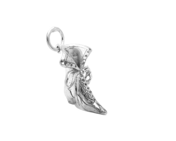 Vintage Boot .925 Sterling Silver Pendant Charm