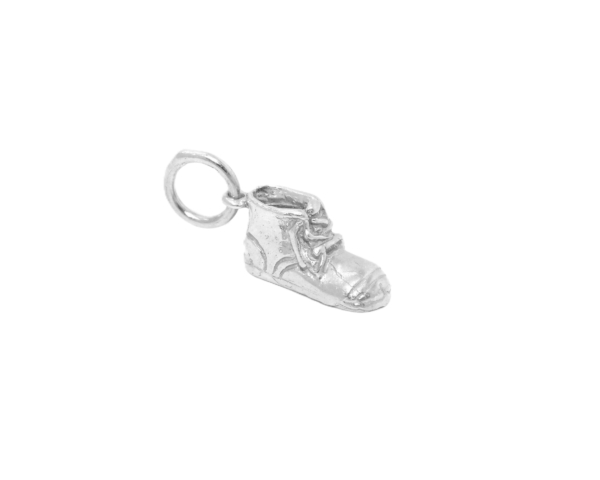 Baby Shoe .925 Sterling Silver Pendant Charm