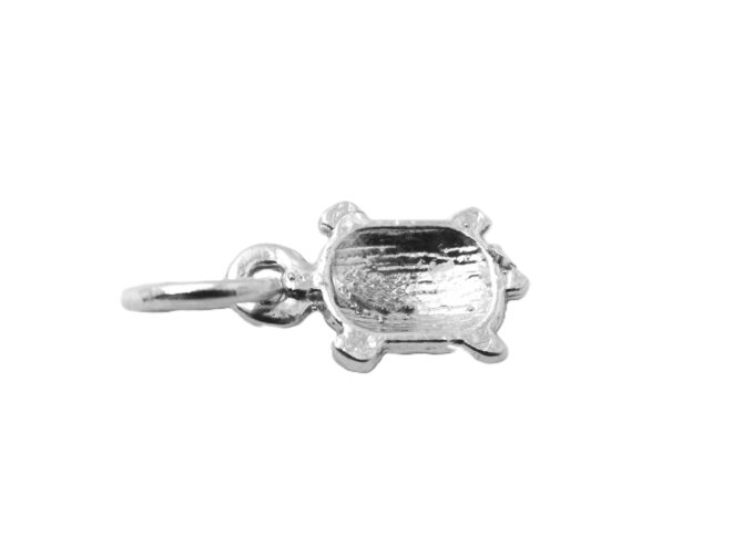 Turtle #5 .925 Sterling Silver Pendant Charm - Image 4