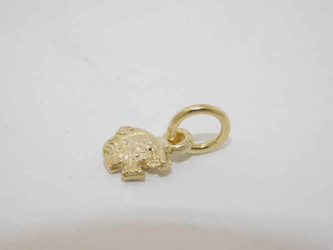 Fish #7 14K Yellow Gold Pendant Charm