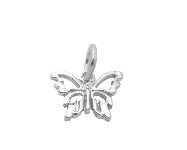Butterfly #12 .925 Sterling Silver Pendant Charm
