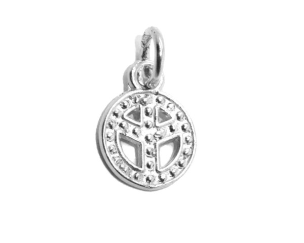 .925 Peace Sign (Small) Sterling Silver Pendant Charm
