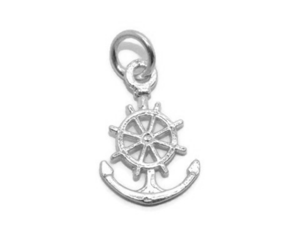 .925 Anchor Sterling Silver Pendant Charm