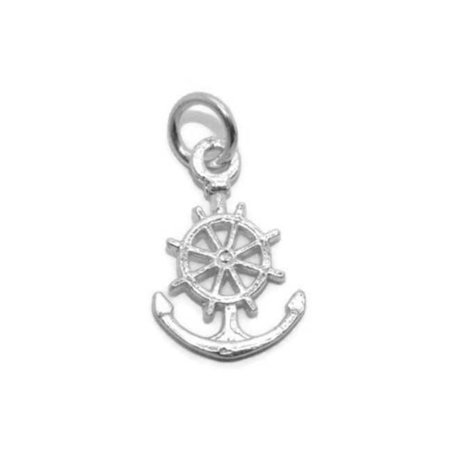 .925 Anchor Sterling Silver Pendant Charm