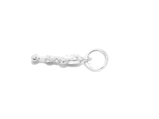 3D Girl .925 Sterling Silver Pendant Charm - Image 3