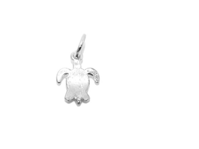 .925 Turtle Sterling Silver Pendant Charm - Image 3