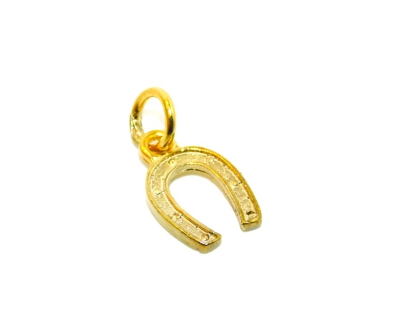 14K Shoe Horse (Small) Yellow Gold Pendant Charm
