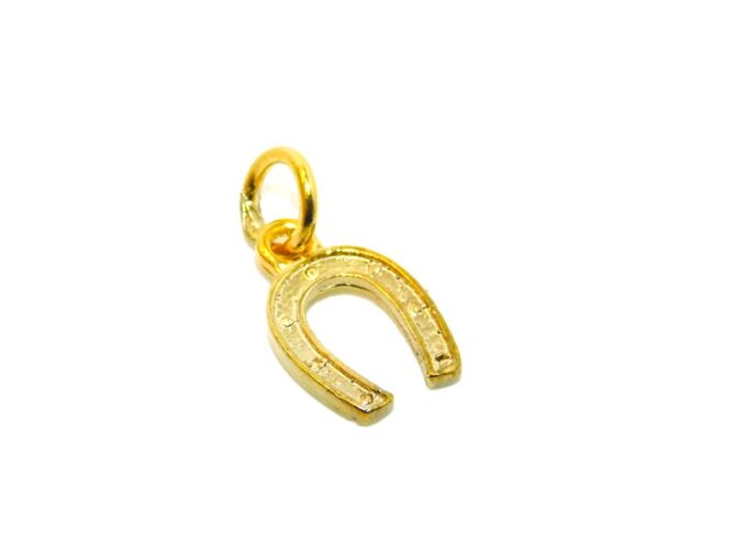 14K Shoe Horse (Small) Yellow Gold Pendant Charm