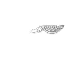 .925 Tiny Watermelon Sterling Silver Pendant Charm