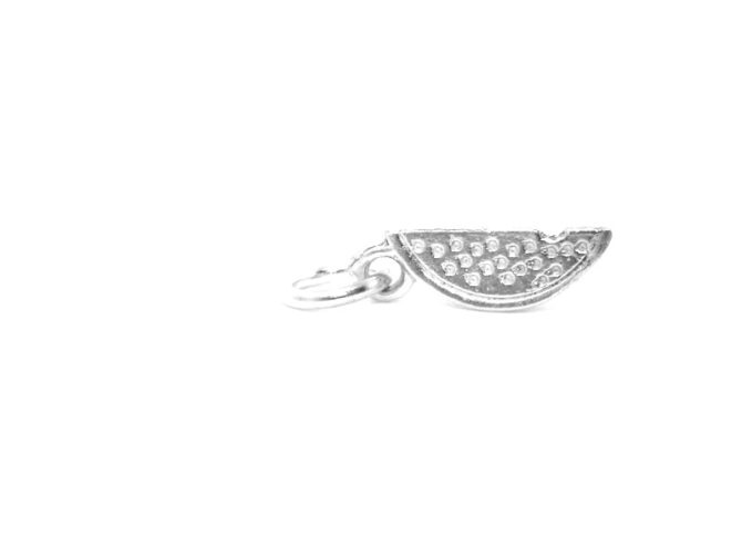 .925 Tiny Watermelon Sterling Silver Pendant Charm