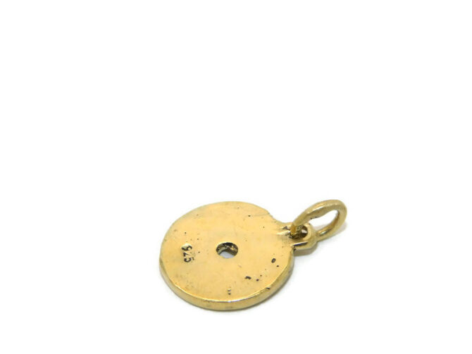 14K Weight 45 LB Yellow Gold Pendant Charm - Image 3