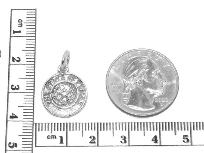 .925 State of Texas Sterling Silver Pendant Charm - Image 2