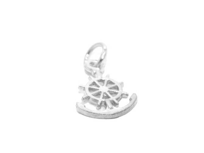 .925 Anchor Sterling Silver Pendant Charm - Image 3