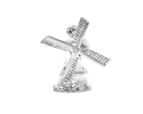 .925 Windmill Sterling Silver Pendant Charm