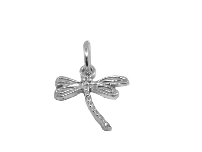 .925 Sterling Silver Dragonfly Pendant Charm