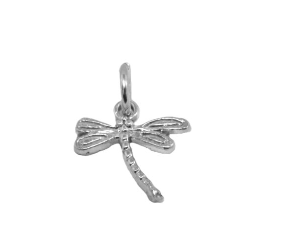 .925 Sterling Silver Dragonfly Pendant Charm