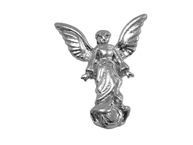 .925 Sterling Silver Angel #7 Pendant Charm - Image 3