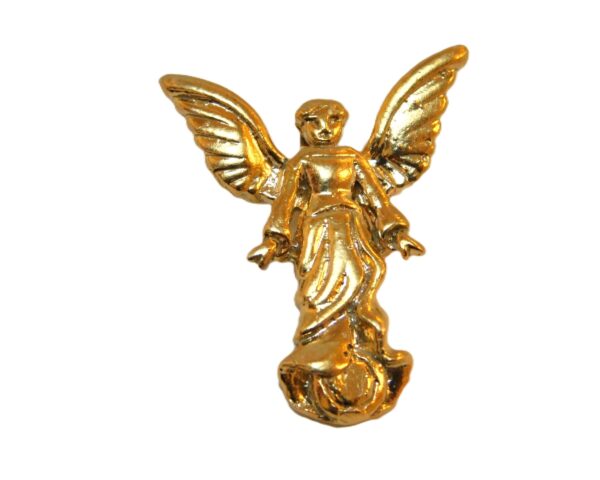 14K Angel #7 Yellow Gold Pendant Charm
