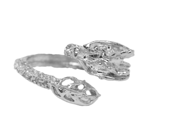 .925 Sterling Silver Dragon Ring Pendant Charm - Image 2