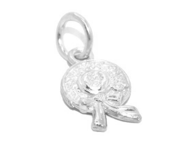 .925 Vintage Sunday Hat Sterling Silver Pendant Charm