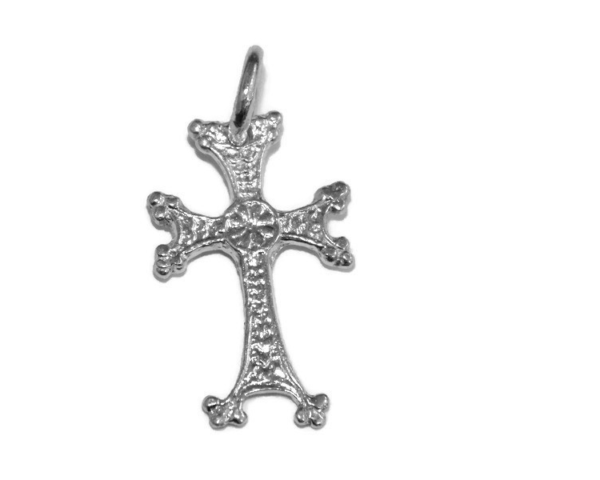 Armenia Antique Cross Pendant .925 Sterling Silver